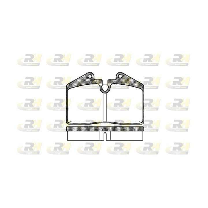 Stabdžių trinkelių rinkinys, diskinis stabdys ROADHOUSE 2140.10