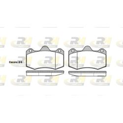 Stabdžių trinkelių rinkinys, diskinis stabdys ROADHOUSE 21404.00