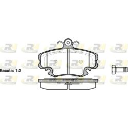 Stabdžių trinkelių rinkinys, diskinis stabdys ROADHOUSE 2141.20