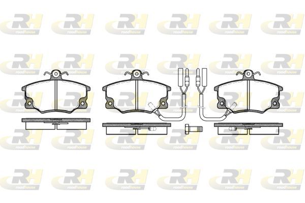 Stabdžių trinkelių rinkinys, diskinis stabdys ROADHOUSE 2146.22