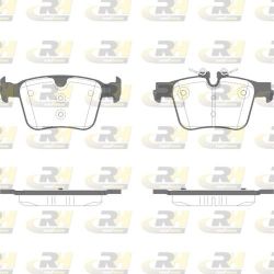 Stabdžių trinkelių rinkinys, diskinis stabdys ROADHOUSE 21516.05