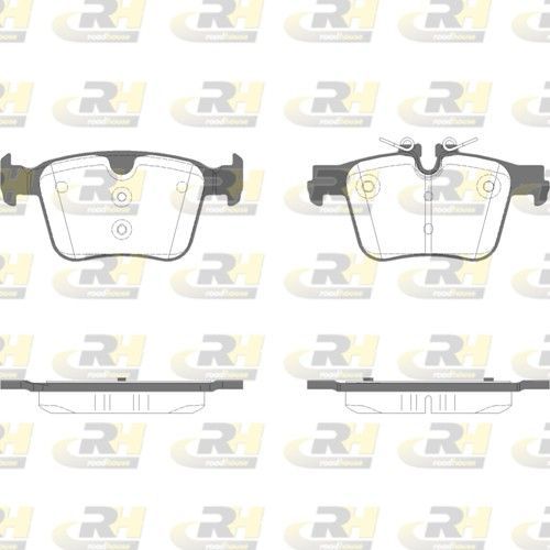 Stabdžių trinkelių rinkinys, diskinis stabdys ROADHOUSE 21516.05