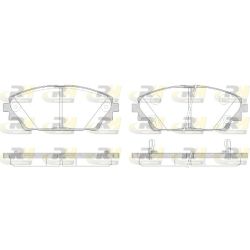 Stabdžių trinkelių rinkinys, diskinis stabdys ROADHOUSE 21569.02