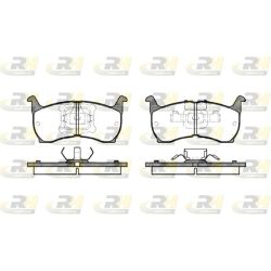 Stabdžių trinkelių rinkinys, diskinis stabdys ROADHOUSE 2164.00