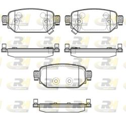 Stabdžių trinkelių rinkinys, diskinis stabdys ROADHOUSE 21731.02