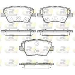 Stabdžių trinkelių rinkinys, diskinis stabdys ROADHOUSE 21784.02