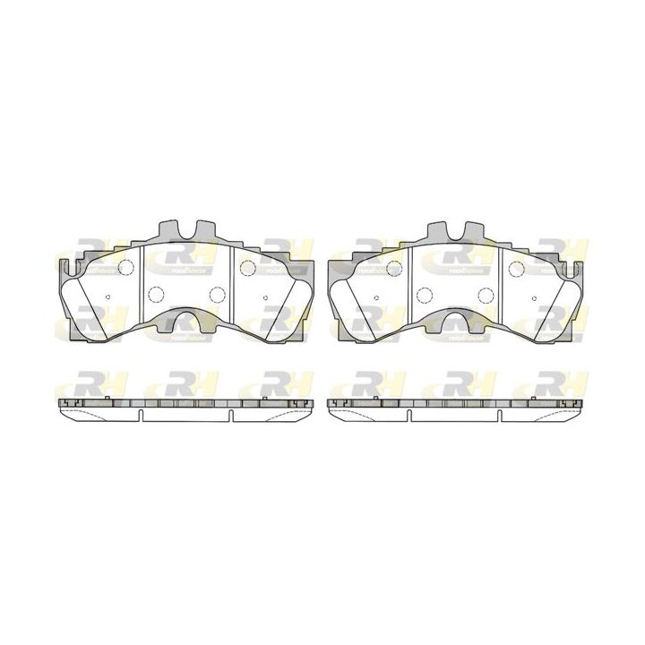 Stabdžių trinkelių rinkinys, diskinis stabdys ROADHOUSE 21789.00