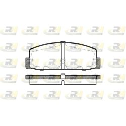 Stabdžių trinkelių rinkinys, diskinis stabdys ROADHOUSE 2179.30