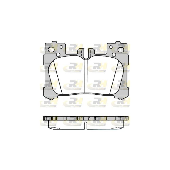 Stabdžių trinkelių rinkinys, diskinis stabdys ROADHOUSE 21791.00