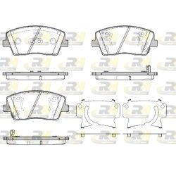 Stabdžių trinkelių rinkinys, diskinis stabdys ROADHOUSE 21811.02