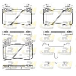 Stabdžių trinkelių rinkinys, diskinis stabdys ROADHOUSE 21813.02
