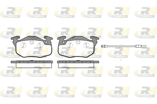 Stabdžių trinkelių rinkinys, diskinis stabdys ROADHOUSE 2192.01