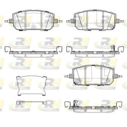 Stabdžių trinkelių rinkinys, diskinis stabdys ROADHOUSE 21960.02