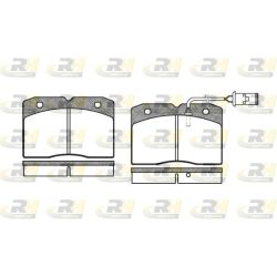 Stabdžių trinkelių rinkinys, diskinis stabdys ROADHOUSE 2211.22