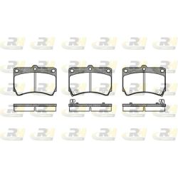 Stabdžių trinkelių rinkinys, diskinis stabdys ROADHOUSE 2212.12