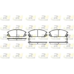 Stabdžių trinkelių rinkinys, diskinis stabdys ROADHOUSE 2228.02