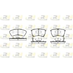 Stabdžių trinkelių rinkinys, diskinis stabdys ROADHOUSE 2234.02