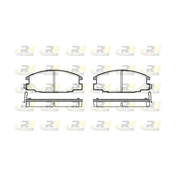 Stabdžių trinkelių rinkinys, diskinis stabdys ROADHOUSE 2238.04