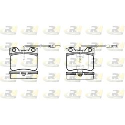 Stabdžių trinkelių rinkinys, diskinis stabdys ROADHOUSE 2247.14