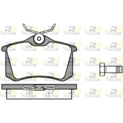 Stabdžių trinkelių rinkinys, diskinis stabdys ROADHOUSE 2263.00