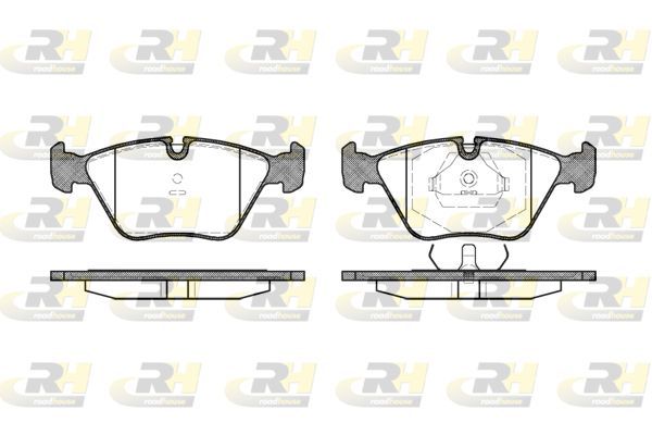 Stabdžių trinkelių rinkinys, diskinis stabdys ROADHOUSE 2270.10