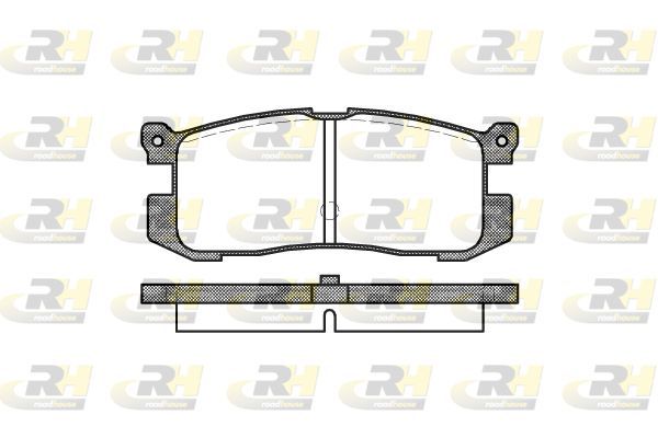 Stabdžių trinkelių rinkinys, diskinis stabdys ROADHOUSE 2272.00