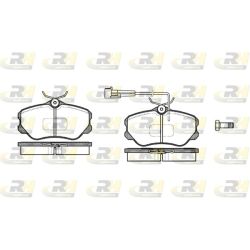 Stabdžių trinkelių rinkinys, diskinis stabdys ROADHOUSE 2303.02