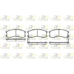 Stabdžių trinkelių rinkinys, diskinis stabdys ROADHOUSE 2313.02