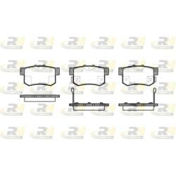 Stabdžių trinkelių rinkinys, diskinis stabdys ROADHOUSE 2325.02