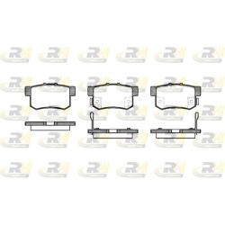 Stabdžių trinkelių rinkinys, diskinis stabdys ROADHOUSE 2325.12