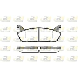 Stabdžių trinkelių rinkinys, diskinis stabdys ROADHOUSE 2329.00