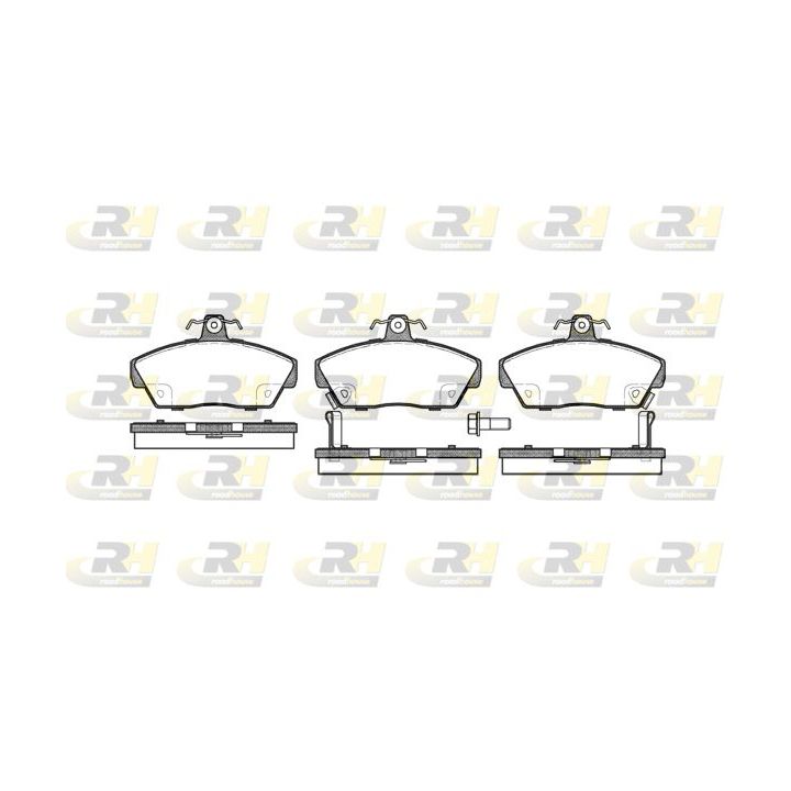 Stabdžių trinkelių rinkinys, diskinis stabdys ROADHOUSE 2330.02