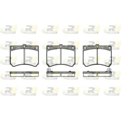 Stabdžių trinkelių rinkinys, diskinis stabdys ROADHOUSE 2333.02