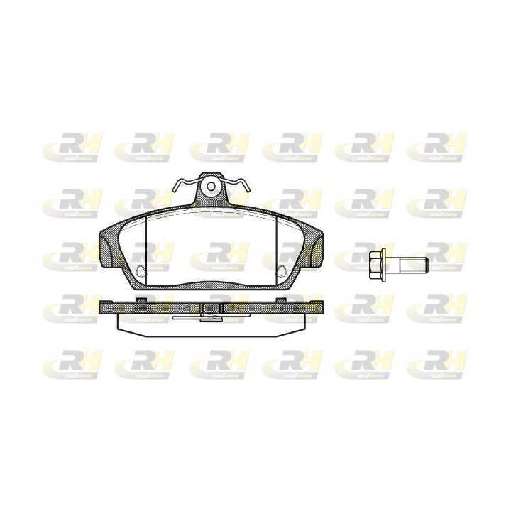 Stabdžių trinkelių rinkinys, diskinis stabdys ROADHOUSE 2336.00