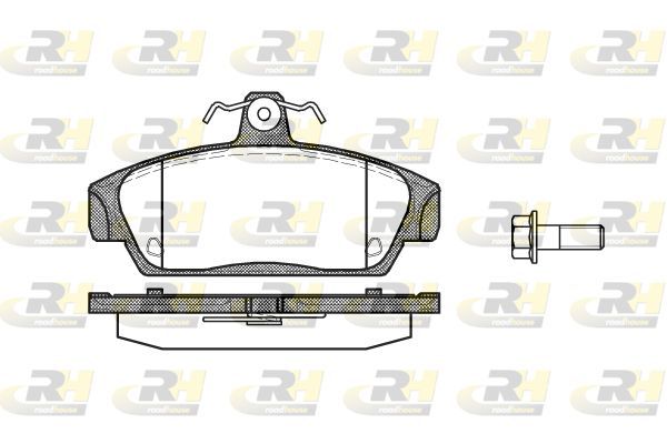 Stabdžių trinkelių rinkinys, diskinis stabdys ROADHOUSE 2336.00