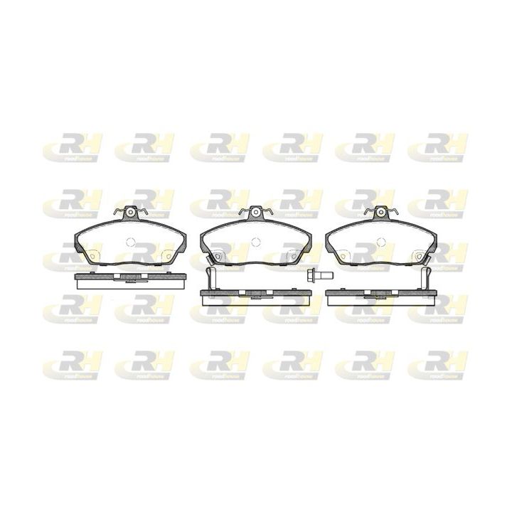 Stabdžių trinkelių rinkinys, diskinis stabdys ROADHOUSE 2337.02