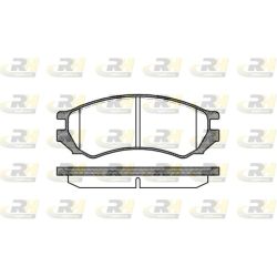 Stabdžių trinkelių rinkinys, diskinis stabdys ROADHOUSE 2344.00