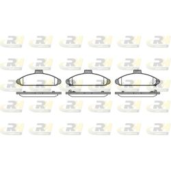 Stabdžių trinkelių rinkinys, diskinis stabdys ROADHOUSE 2404.02