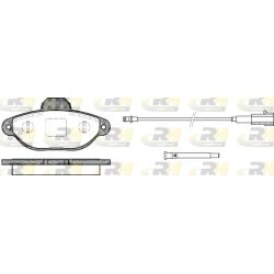 Stabdžių trinkelių rinkinys, diskinis stabdys ROADHOUSE 2414.21