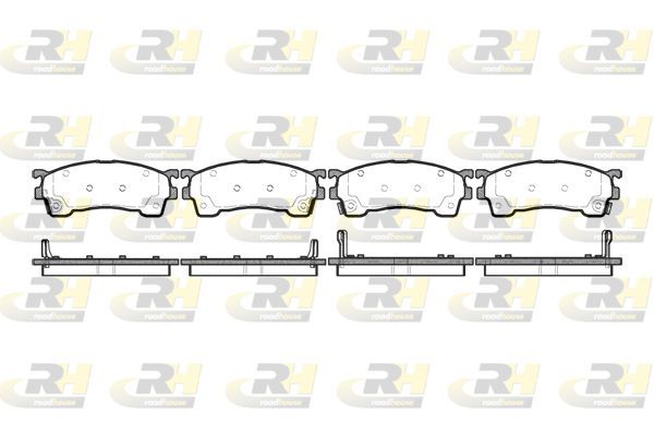 Stabdžių trinkelių rinkinys, diskinis stabdys ROADHOUSE 2415.04