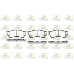 Stabdžių trinkelių rinkinys, diskinis stabdys ROADHOUSE 2415.52