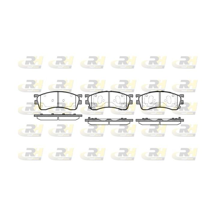 Stabdžių trinkelių rinkinys, diskinis stabdys ROADHOUSE 2415.52