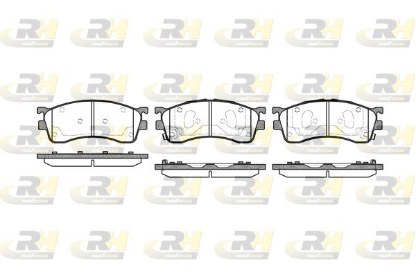 Stabdžių trinkelių rinkinys, diskinis stabdys ROADHOUSE 2415.52