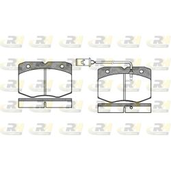 Stabdžių trinkelių rinkinys, diskinis stabdys ROADHOUSE 2435.02