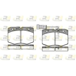 Stabdžių trinkelių rinkinys, diskinis stabdys ROADHOUSE 2435.12