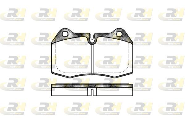 Stabdžių trinkelių rinkinys, diskinis stabdys ROADHOUSE 2441.00