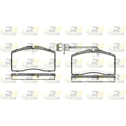 Stabdžių trinkelių rinkinys, diskinis stabdys ROADHOUSE 2448.12