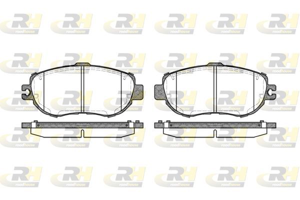 Stabdžių trinkelių rinkinys, diskinis stabdys ROADHOUSE 2456.00