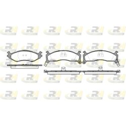 Stabdžių trinkelių rinkinys, diskinis stabdys ROADHOUSE 2484.02