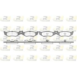 Stabdžių trinkelių rinkinys, diskinis stabdys ROADHOUSE 2493.00